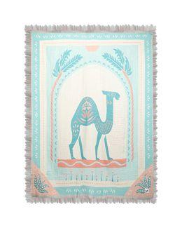 كرم بطانية قطنية بطبعة جمل