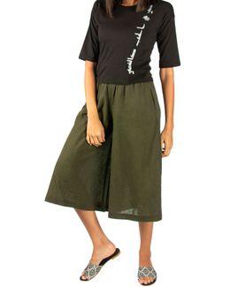 Mishkat Olive Green Palazzos - M