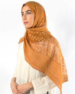 Mishkat Scarf (Mustard) 80 x 200 cm