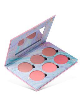 سنسي أحمر خدود مجموعة أثر الرخام